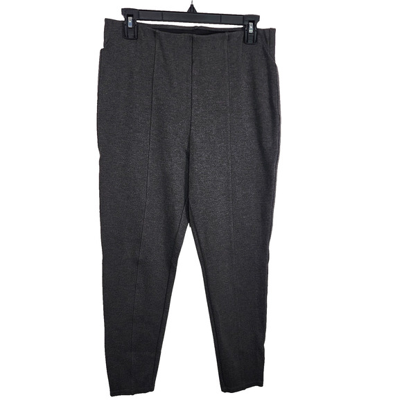 Old Navy Pants - Old Navy Womens Extra High-Waisted Stevie Skinny Pants Large Heather Gray Ponte